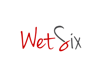 WET SIX logo design by almaula