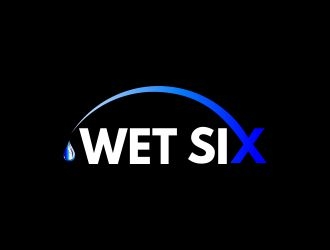 WET SIX logo design by alhamdulillah