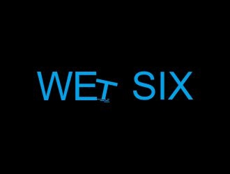 WET SIX logo design by alhamdulillah