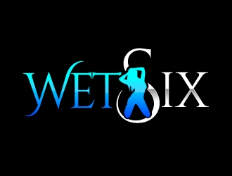 WET SIX logo design by jaize