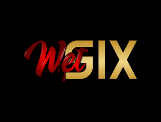 WET SIX logo design by fastsev