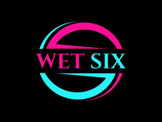 WET SIX logo design by done