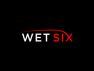 WET SIX logo design by akhi