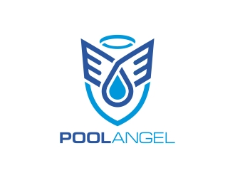Pool Angel logo design by rokenrol