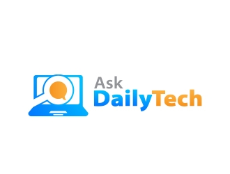 Ask Daily Tech logo design by MarkindDesign