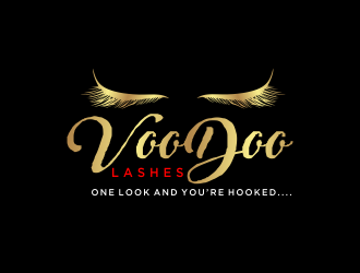 VooDoo Lashes logo design by oke2angconcept
