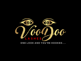 VooDoo Lashes logo design by oke2angconcept