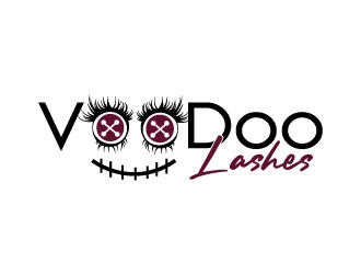 VooDoo Lashes logo design by MonkDesign
