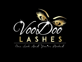 VooDoo Lashes logo design by usashi
