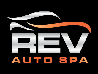 REV Auto Spa logo design by hopee