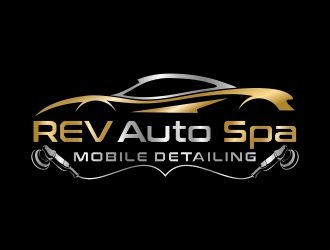 REV Auto Spa logo design by b3no