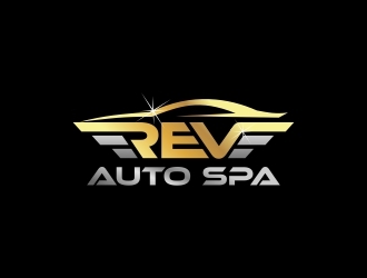 REV Auto Spa logo design by lj.creative