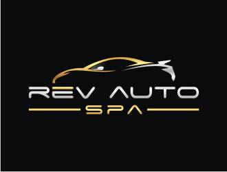 REV Auto Spa logo design by mbamboex