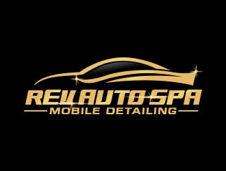 REV Auto Spa logo design by Benok