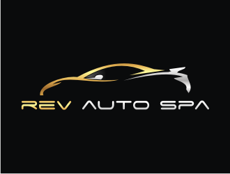 REV Auto Spa logo design by mbamboex