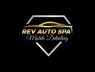 REV Auto Spa logo design by ammad