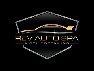 REV Auto Spa logo design by ndaru