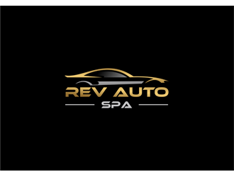 REV Auto Spa logo design by clayjensen