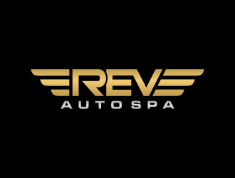REV Auto Spa logo design by BlessedArt