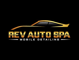 REV Auto Spa logo design by daywalker