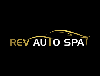 REV Auto Spa logo design by superiors