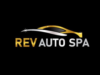 REV Auto Spa logo design by Webphixo