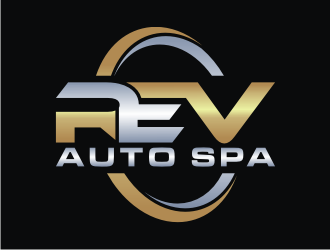 REV Auto Spa logo design by rief