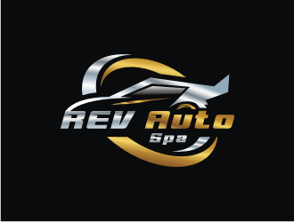 REV Auto Spa logo design by bricton