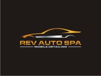 REV Auto Spa logo design by sabyan