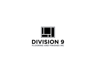 Division 9 Flooring and Finishes Inc logo design by RIANW