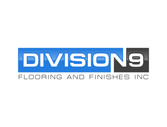 Division 9 Flooring and Finishes Inc logo design by Dakon