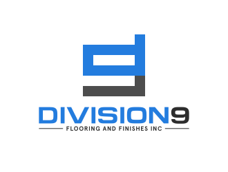 Division 9 Flooring and Finishes Inc logo design by Dakon