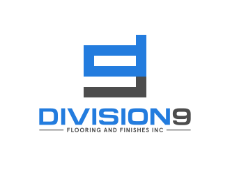 Division 9 Flooring and Finishes Inc logo design by Dakon