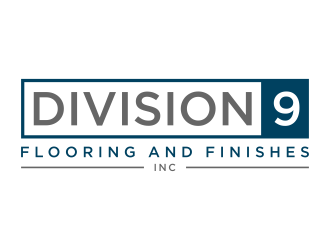 Division 9 Flooring and Finishes Inc logo design by p0peye