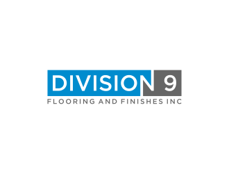 Division 9 Flooring and Finishes Inc logo design by salis17