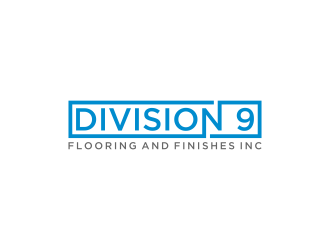 Division 9 Flooring and Finishes Inc logo design by salis17