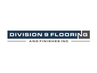 Division 9 Flooring and Finishes Inc logo design by Zhafir