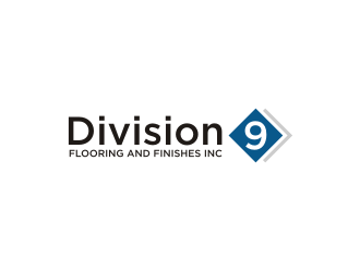 Division 9 Flooring and Finishes Inc logo design by R-art
