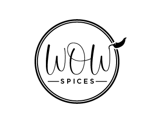 WOW Spices logo design by cybil