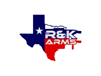R & K Arms logo design by aryamaity