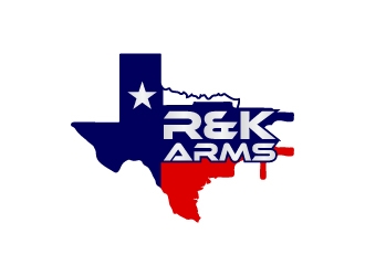 R & K Arms logo design by aryamaity