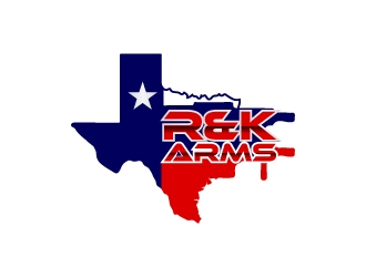 R & K Arms logo design by aryamaity