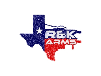 R & K Arms logo design by aryamaity