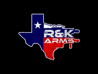 R & K Arms logo design by aryamaity