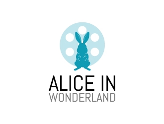 Alice in Wonderland logo design by aryamaity