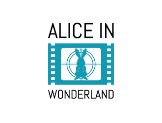 Alice in Wonderland logo design by aryamaity
