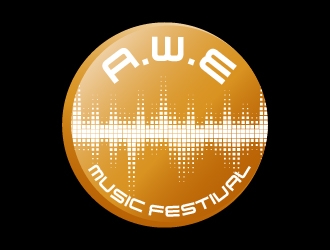 A.W.E. Music Festival logo design by Shailesh