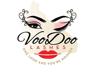 VooDoo Lashes logo design by gogo