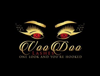 VooDoo Lashes logo design by gogo