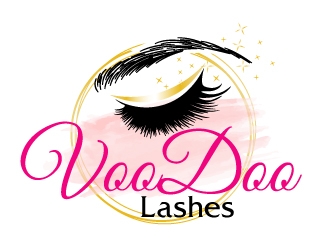 VooDoo Lashes logo design by AamirKhan